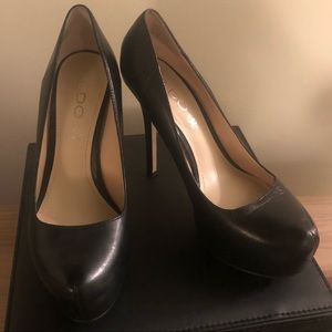 Aldo Black Platform Heels